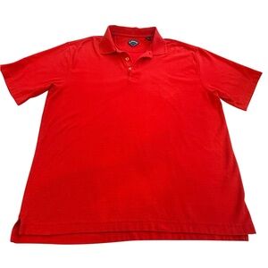 Callaway Golf XL Red Polo Shirt Mens Short Sleeve Performance Cotton Blend